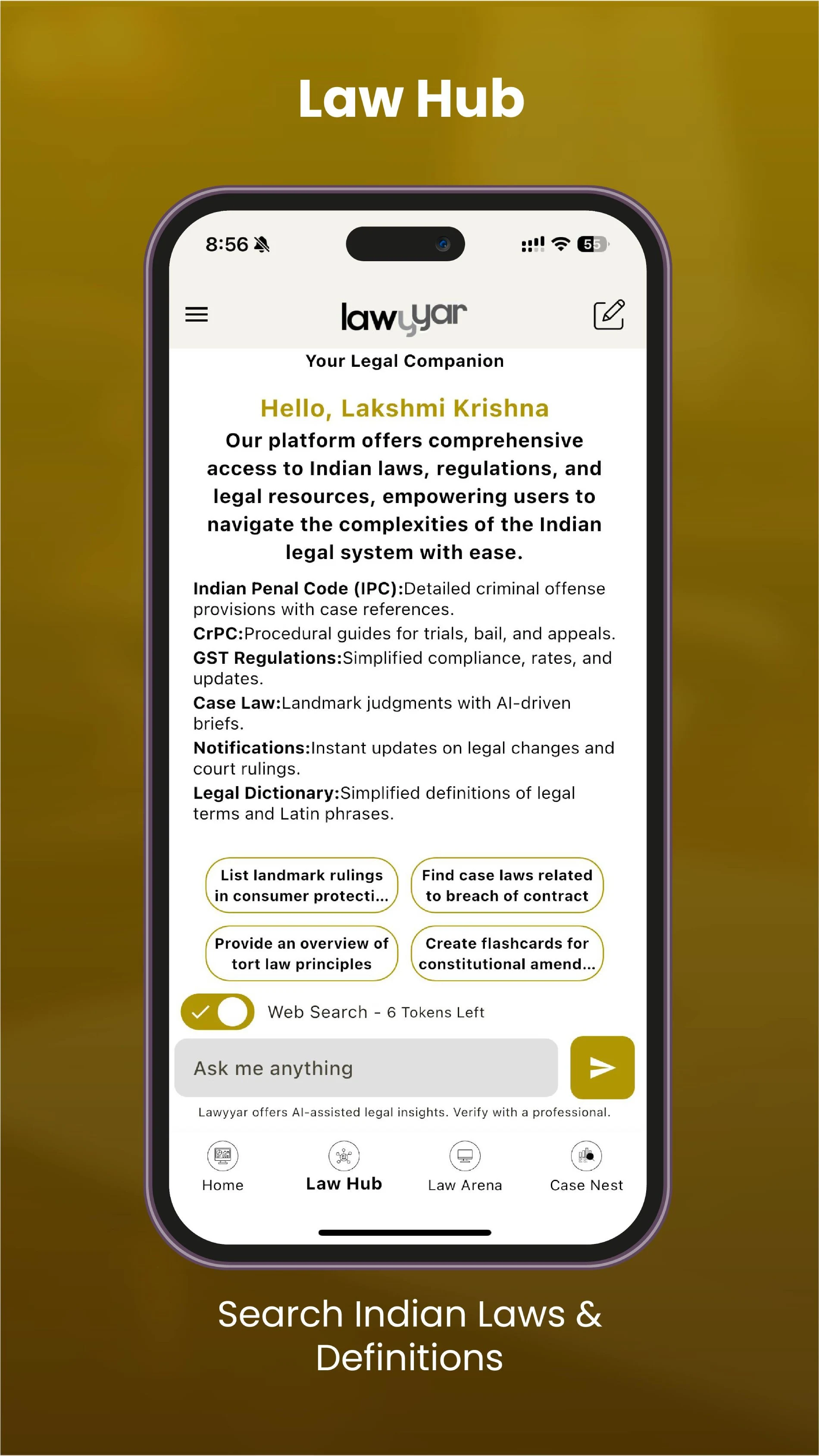 Lawyyar – Your Legal Companion screenshot
